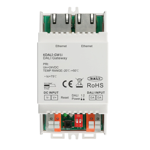 kdali-gw1i DALI gateway with optional power output