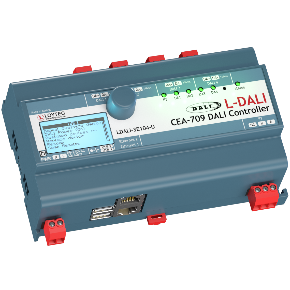 LDALI-3E104-U CEA‑709/DALI Controller