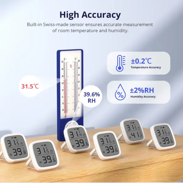 Kepler Sensor SONOFF SNZB-02D Zigbee LCD Smart Temperature Humidity Sensor - Kepler ...