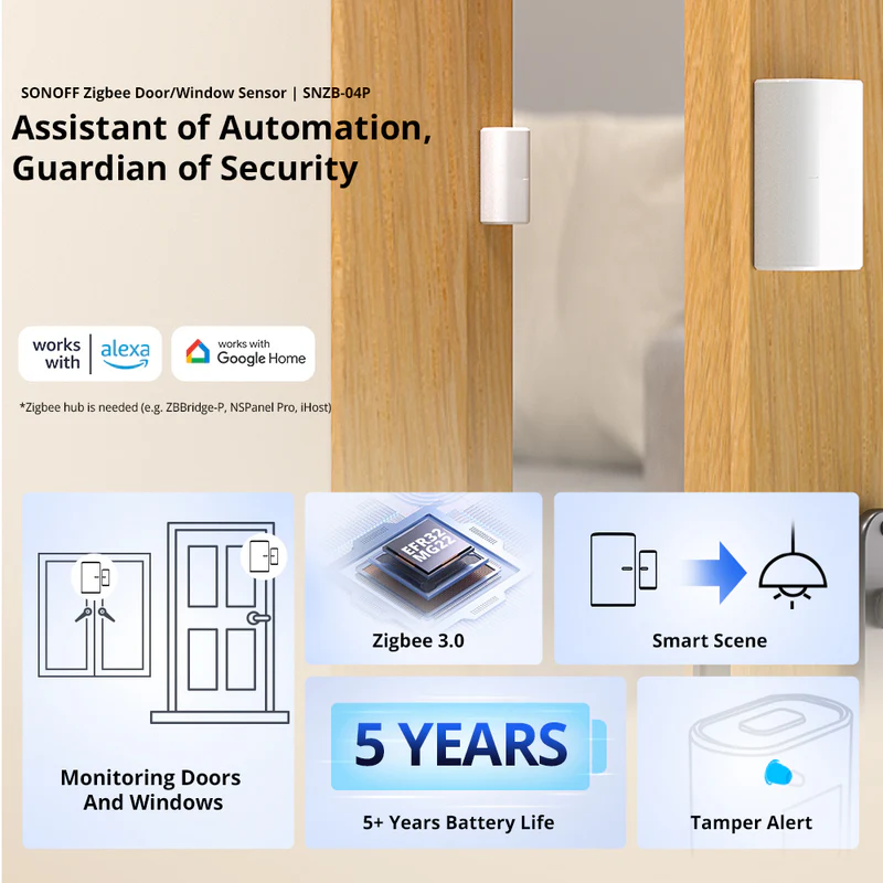 SONOFF Zigbee Door/Window Sensor | SNZB-04P - Image 3