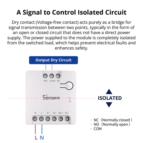 SONOFF MINI Dry Wi-Fi Smart Switch | MINI-D - Image 4