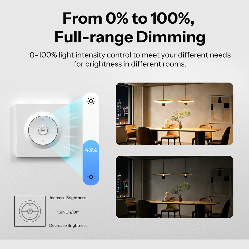 SONOFF Orb-ZBDIM Zigbee Dimmer Wall Switch | MINI-ZBDIM-E - Image 9