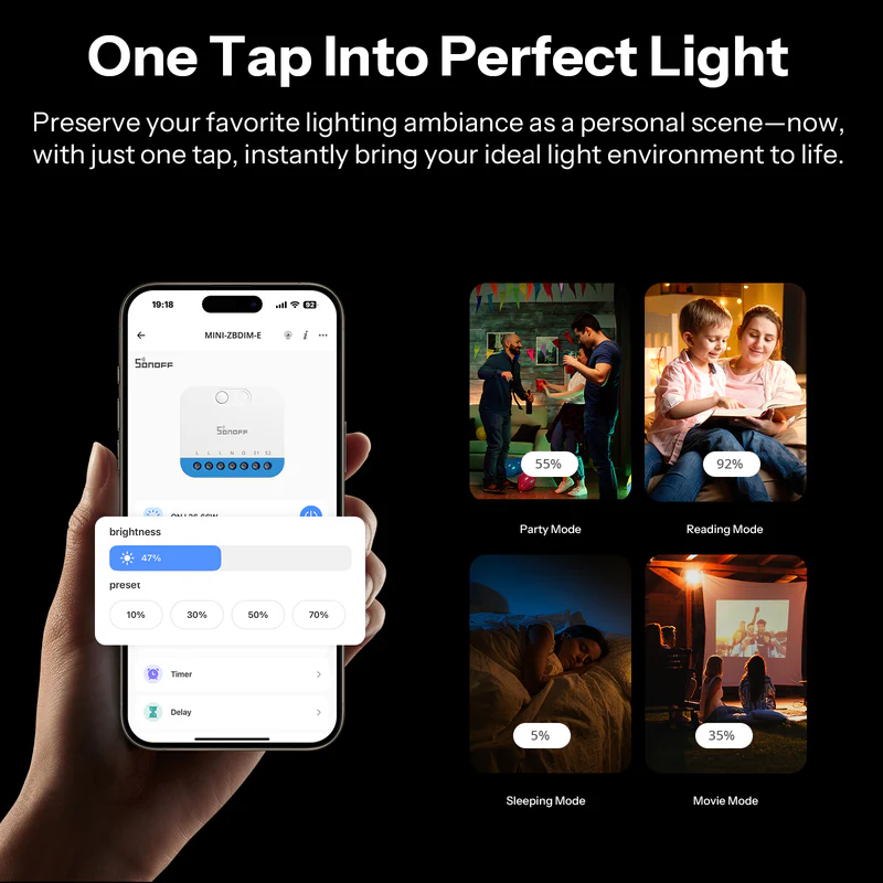 SONOFF Orb-ZBDIM Zigbee Dimmer Wall Switch | MINI-ZBDIM-E - Image 10