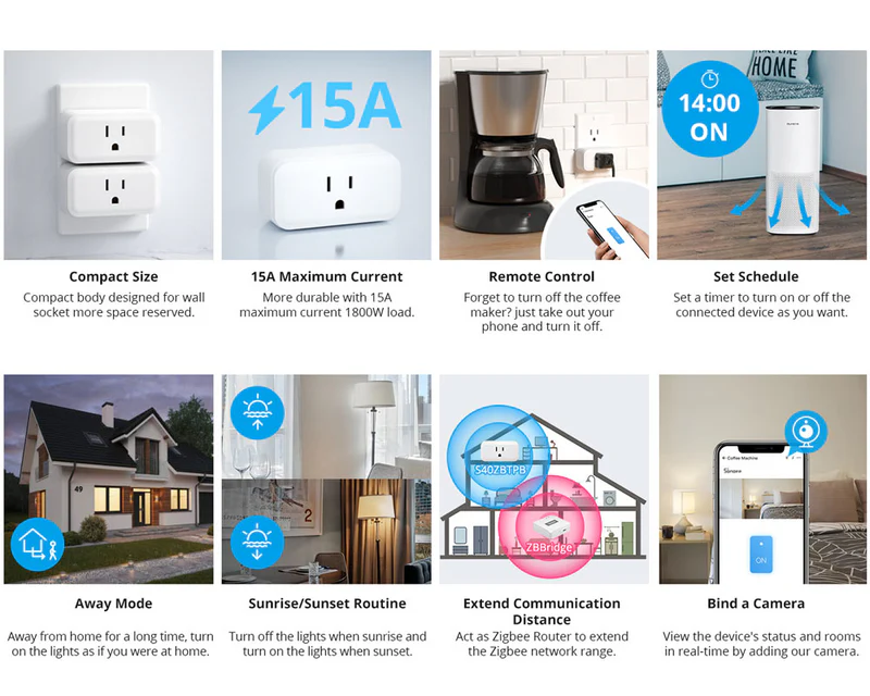 SONOFF Zigbee Smart Plug| iPlug Series S40 Lite - Image 7