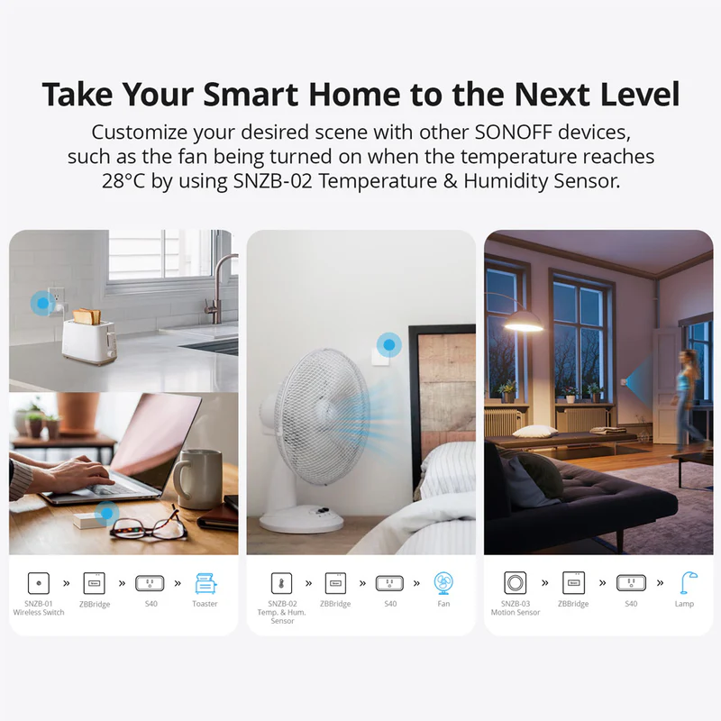 SONOFF Zigbee Smart Plug| iPlug Series S40 Lite - Image 8