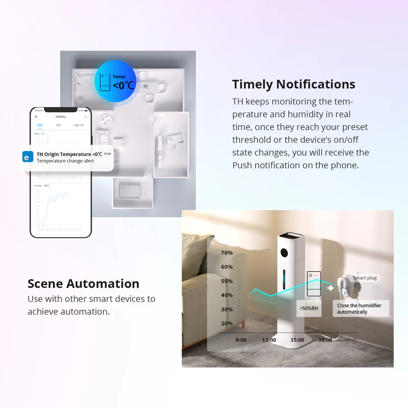 SONOFF TH Origin Smart Temperature and Humidity Monitoring Switch (TH10/16 Upgrade Version) | THR316/THR320 - Image 9