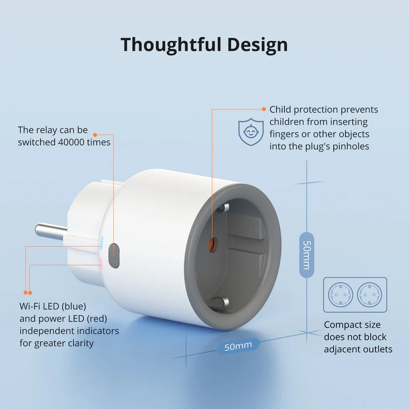 SONOFF iPlug Wi-Fi Smart Plug | S60 Series - Image 3